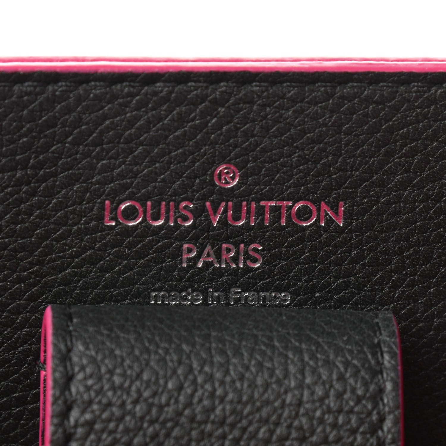 Louis Vuitton Calfskin Lockme Bucket Black 6 of 9