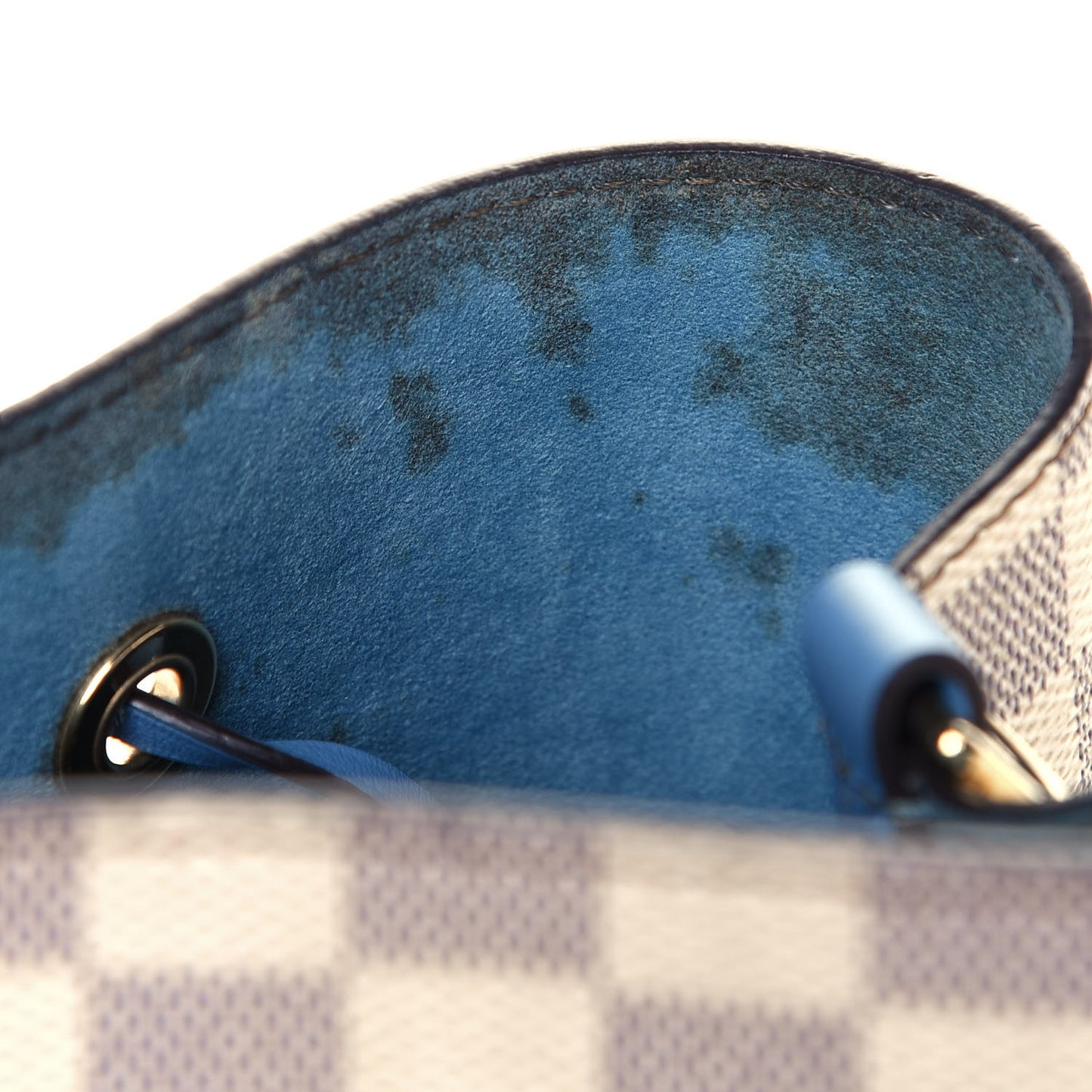 Damier Azur Neonoe MM Bleuet