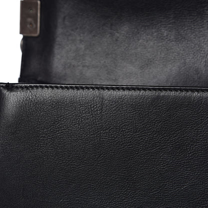 Chanel Calfskin Quilted Medium Boy Flap Black 11 of 16