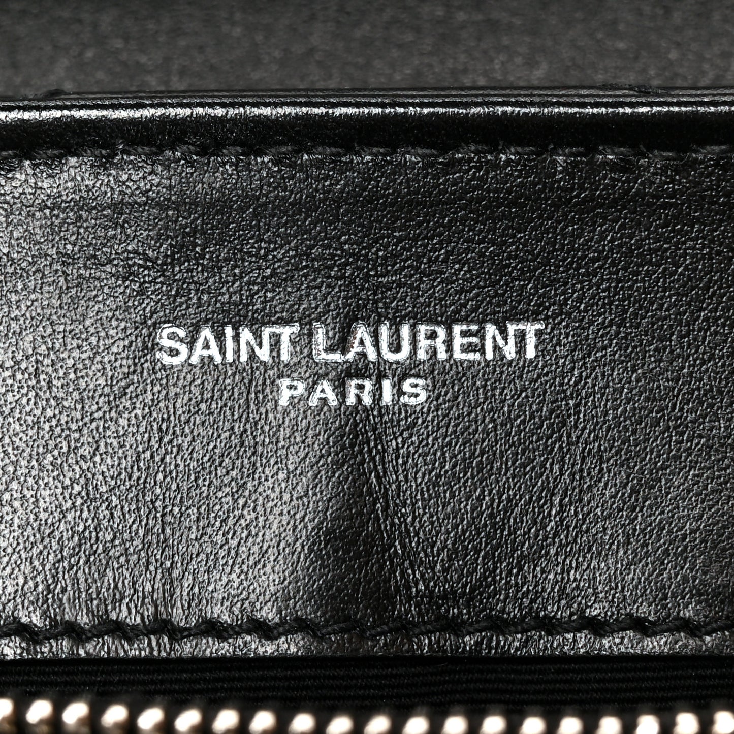 Calfskin Y Quilted Monogram Small Loulou Crossbody Bag Black
