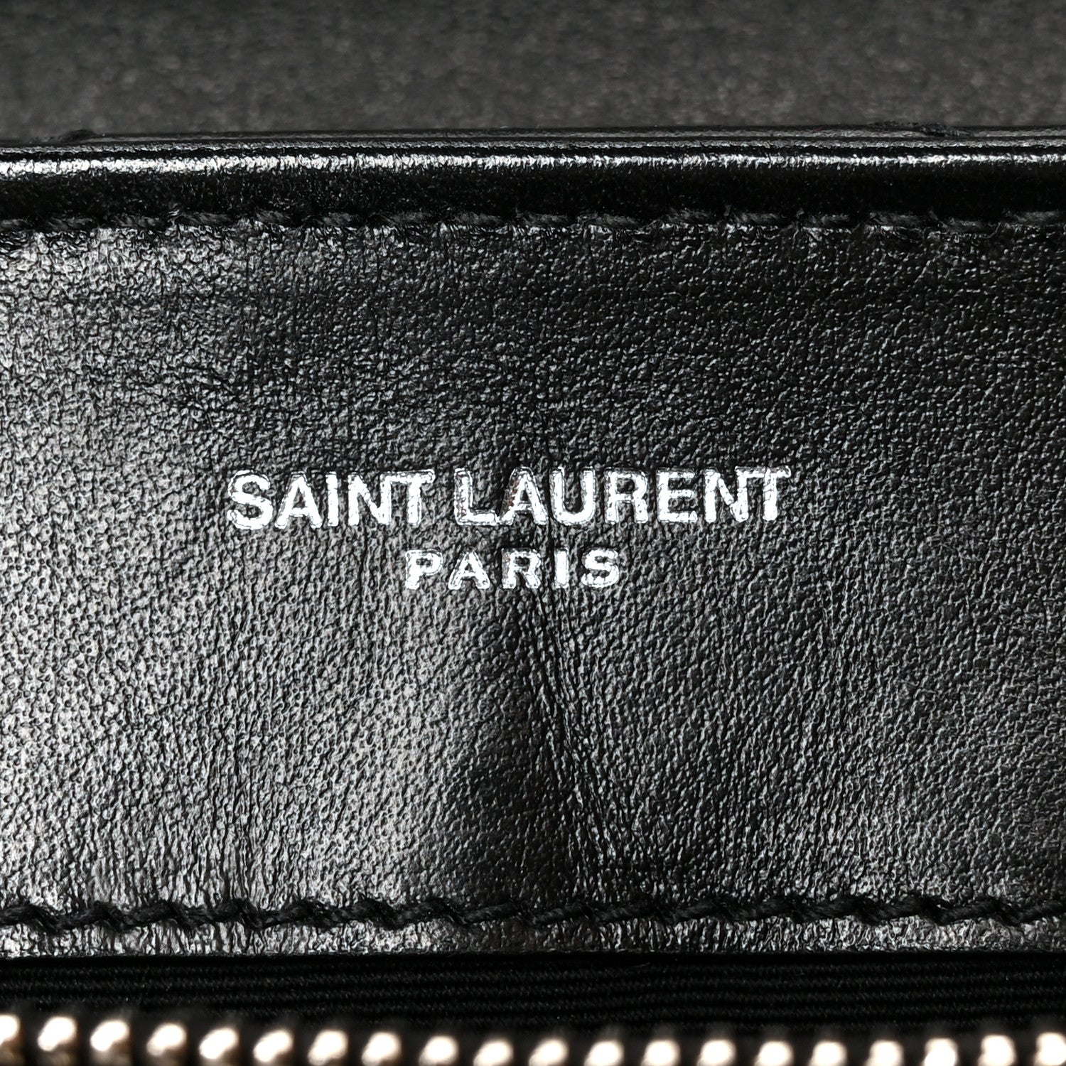 Saint Laurent Calfskin Y Quilted Monogram Small Loulou Crossbody Bag Black 6 of 11