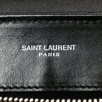 Saint Laurent Calfskin Y Quilted Monogram Small Loulou Crossbody Bag Black 6 of 11