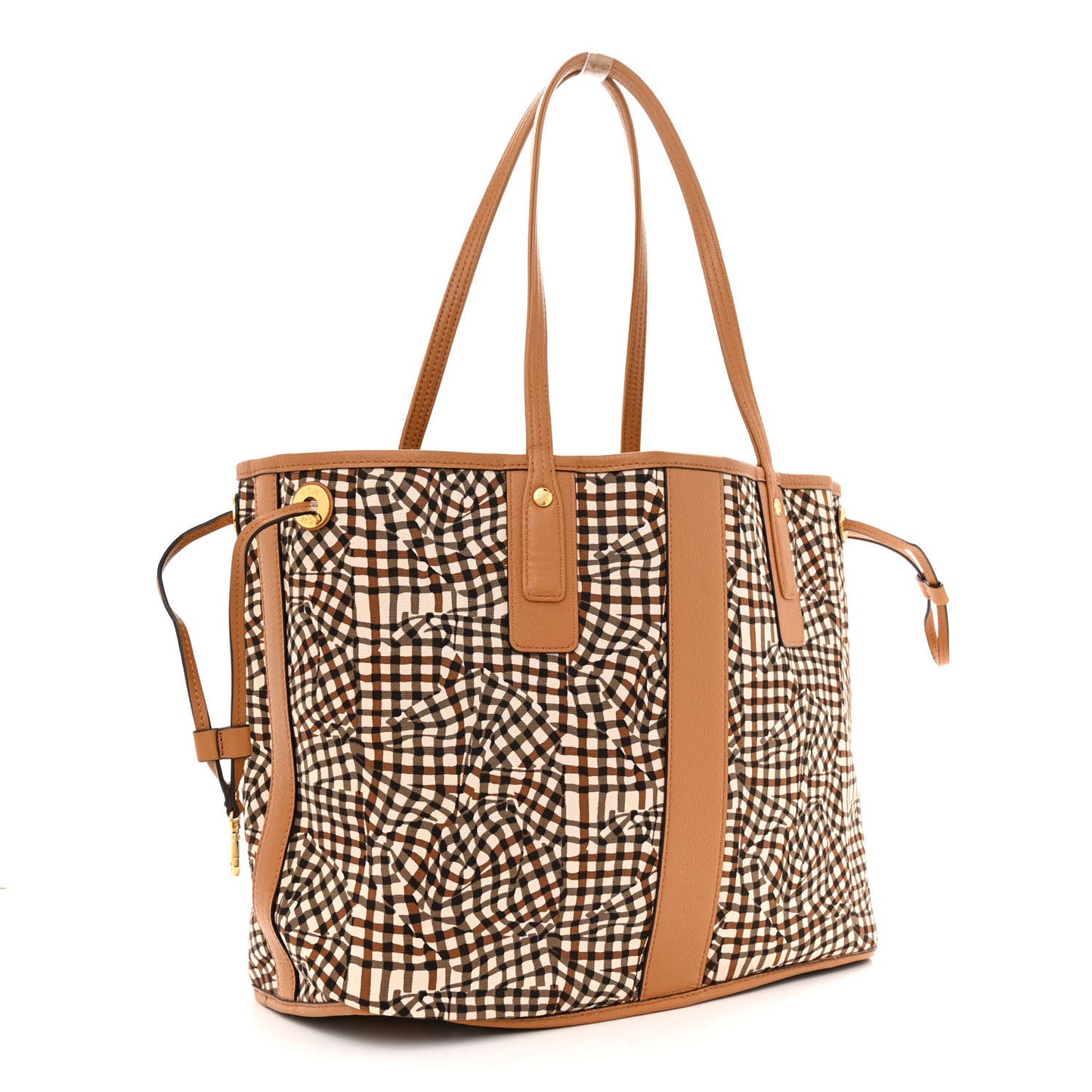 Visetos Medium Liz Reversible Shopper Tote Cognac