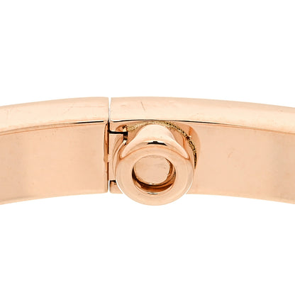 Cartier 18K Pink Gold 6 Diamond Small LOVE Bracelet 16 7 of 8