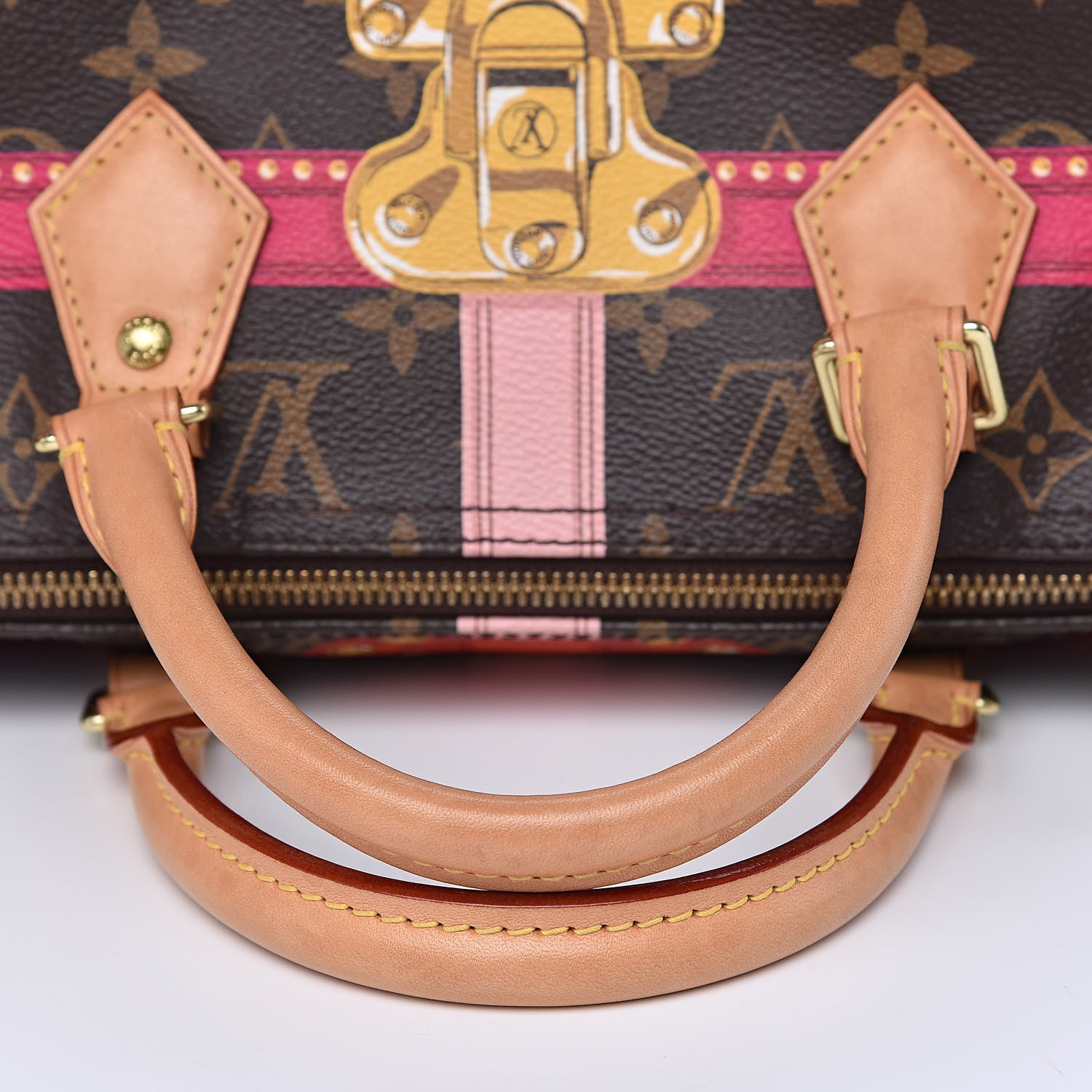 Louis Vuitton Monogram Summer Trunks Speedy Bandouliere 30 12 of 17
