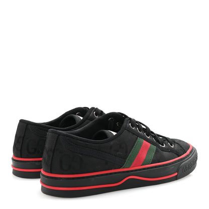 Gucci Econyl Nylon Web Monogram Off The Grid Womens 1977 Tennis Sneakers 36.5 Black 5 of 8