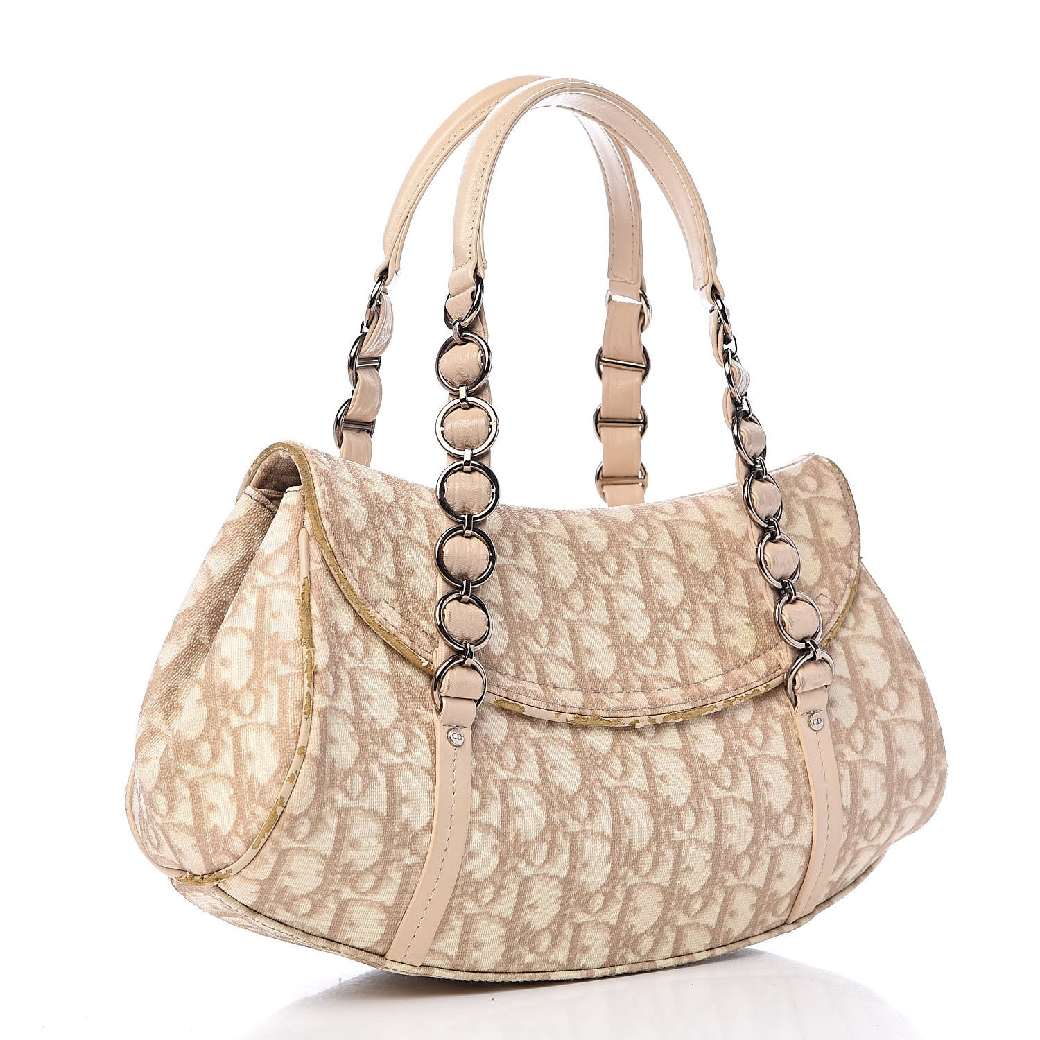 Christian Dior Monogram Romantique Trotter Bag Rose 3 of 20