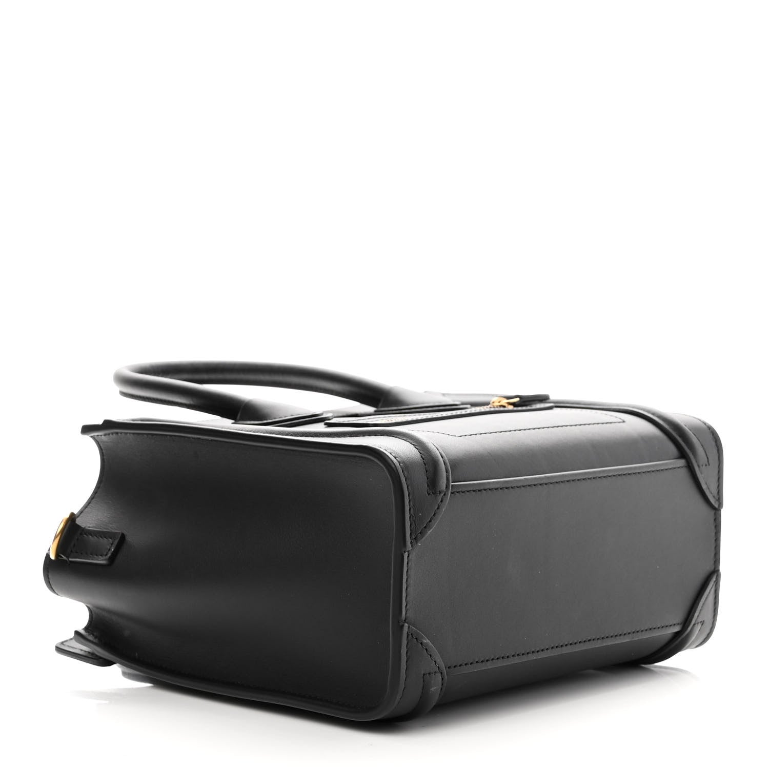 Celine Smooth Calfskin Nano Luggage Black 4 of 10