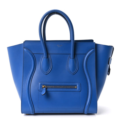 Celine Smooth Calfskin Mini Luggage Electric Blue 1 of 10