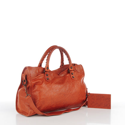 Balenciaga Agneau Classic Hardware City Orange Brulee 3 of 7