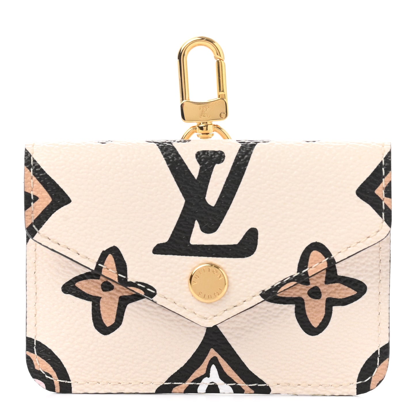 Monogram Wild At Heart Felicie Strap & Go Card Case Arizona Cream