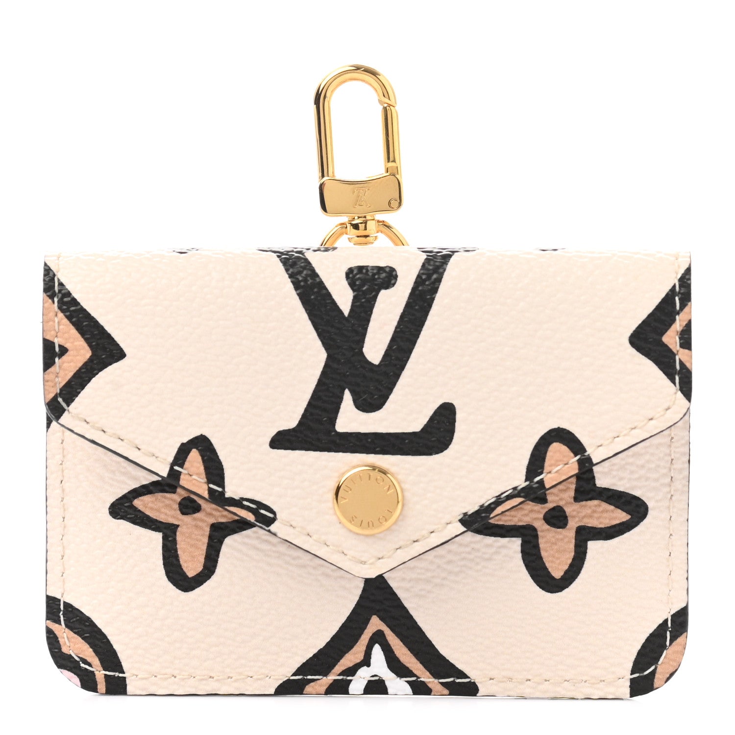 Louis Vuitton Monogram Wild At Heart Felicie Strap & Go Card Case Arizona Cream 1 of 6