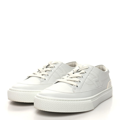 Hermes Calfskin Womens Deep Sneakers 39 White 3 of 9