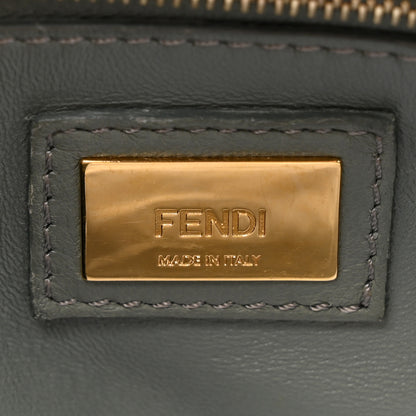 Fendi Nappa Mini Peekaboo Iconic Satchel Fumo 7 of 19