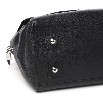 Mulberry Glossy Goatskin Medium Del Rey Satchel Black 7 of 9