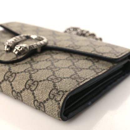 Gucci GG Supreme Monogram Mini Dionysus Chain Wallet Beige Black 9 of 9