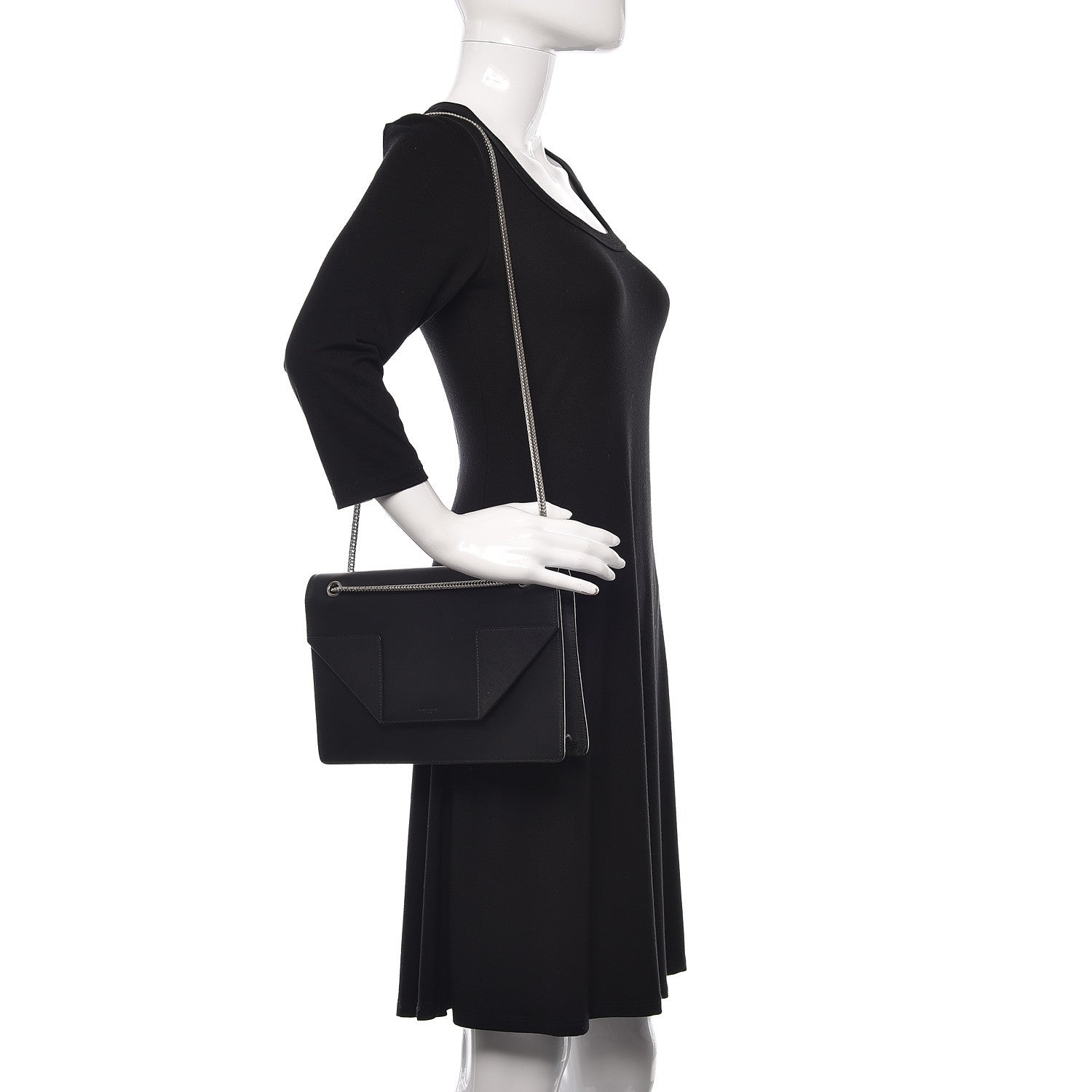 Saint Laurent Calfskin Medium Classic Betty Black 2 of 16