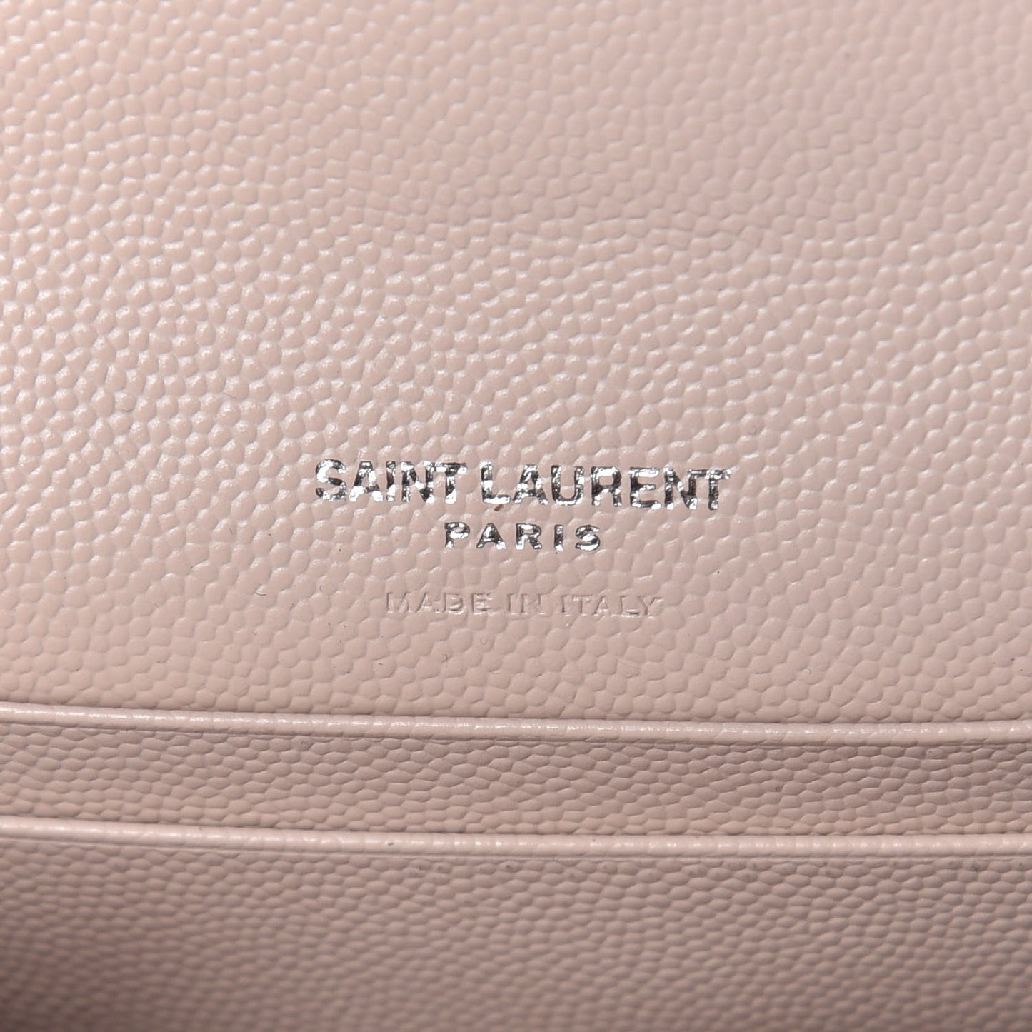 Grain De Poudre Matelasse Chevron Small Monogram Flap Wallet Pale Pink