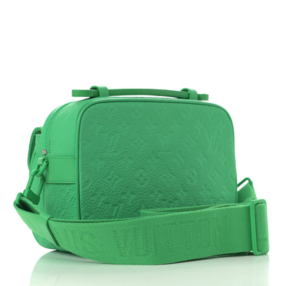 Louis Vuitton Taurillon Monogram S Lock Messenger Minty Green 3 of 9