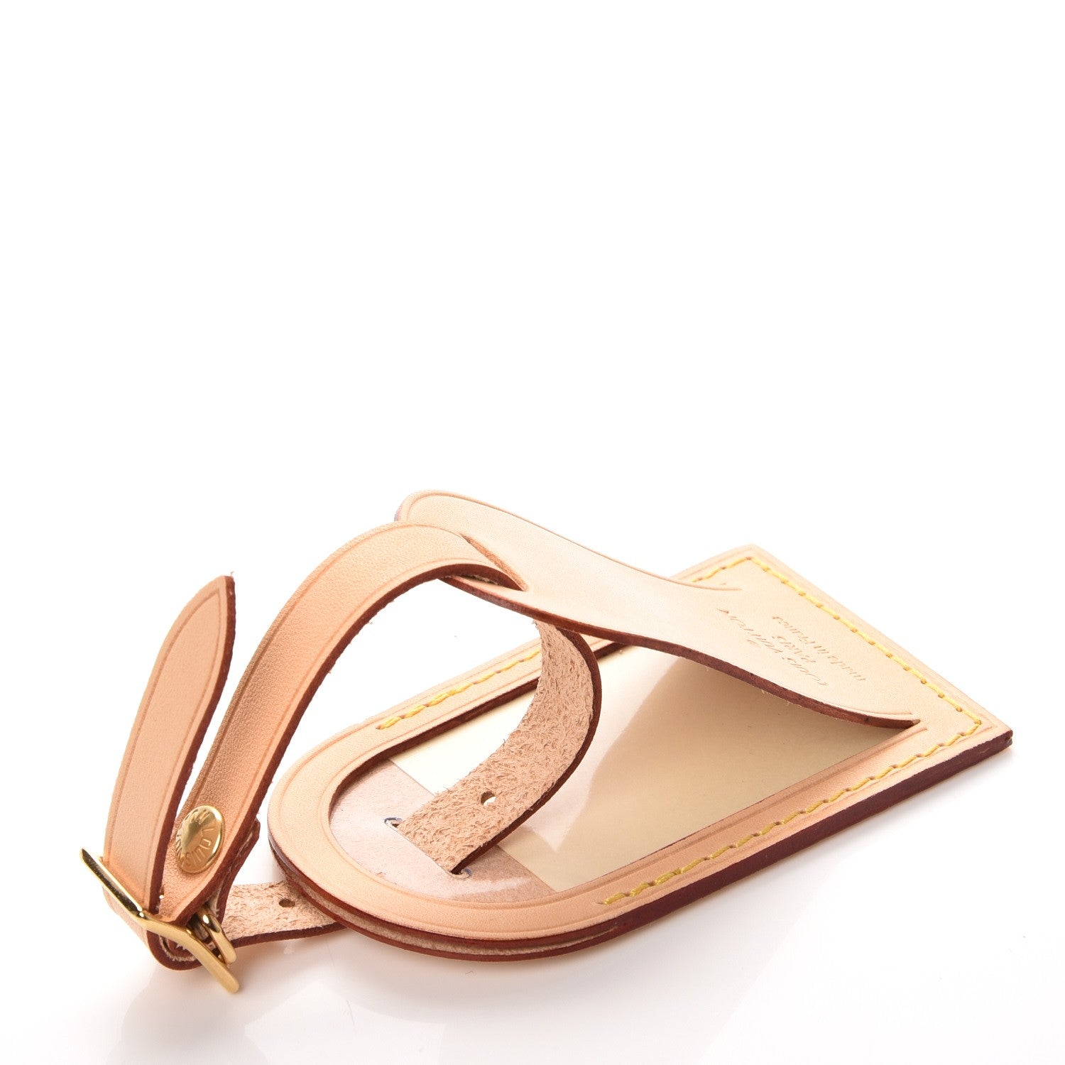 Louis Vuitton Vachetta Statue of Liberty Luggage Tag 5 of 7