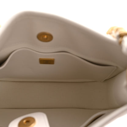 Chanel Calfskin Quilted Small Hobo White 5 of 10