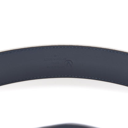 Louis Vuitton Taiga 35mm Pont Neuf Belt 95 38 Blue 5 of 7