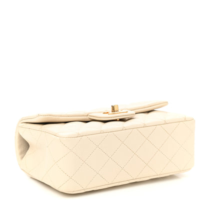 Chanel Caviar Quilted Mini Top Handle Rectangular Flap Beige 4 of 11