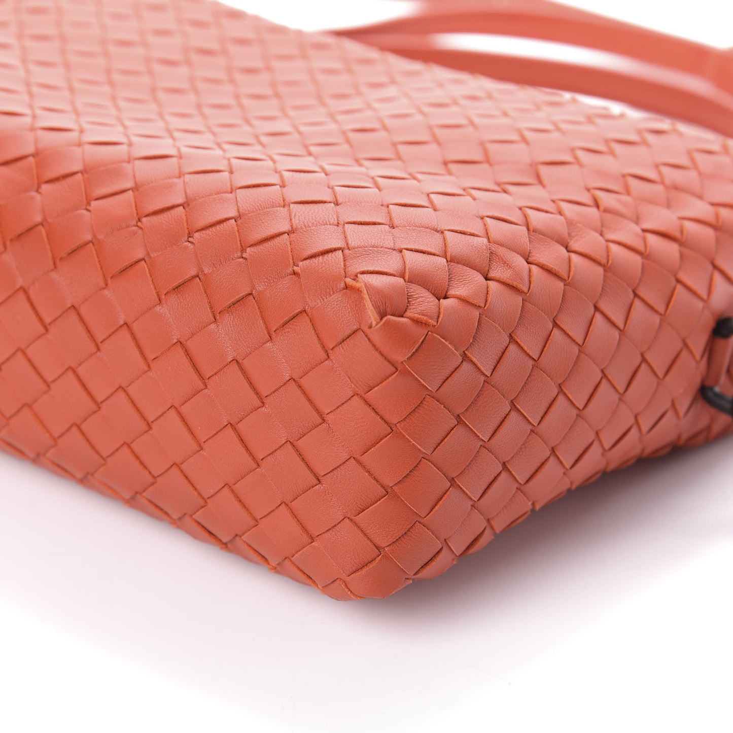 Nappa Intrecciato Small Camera Bag Terracota