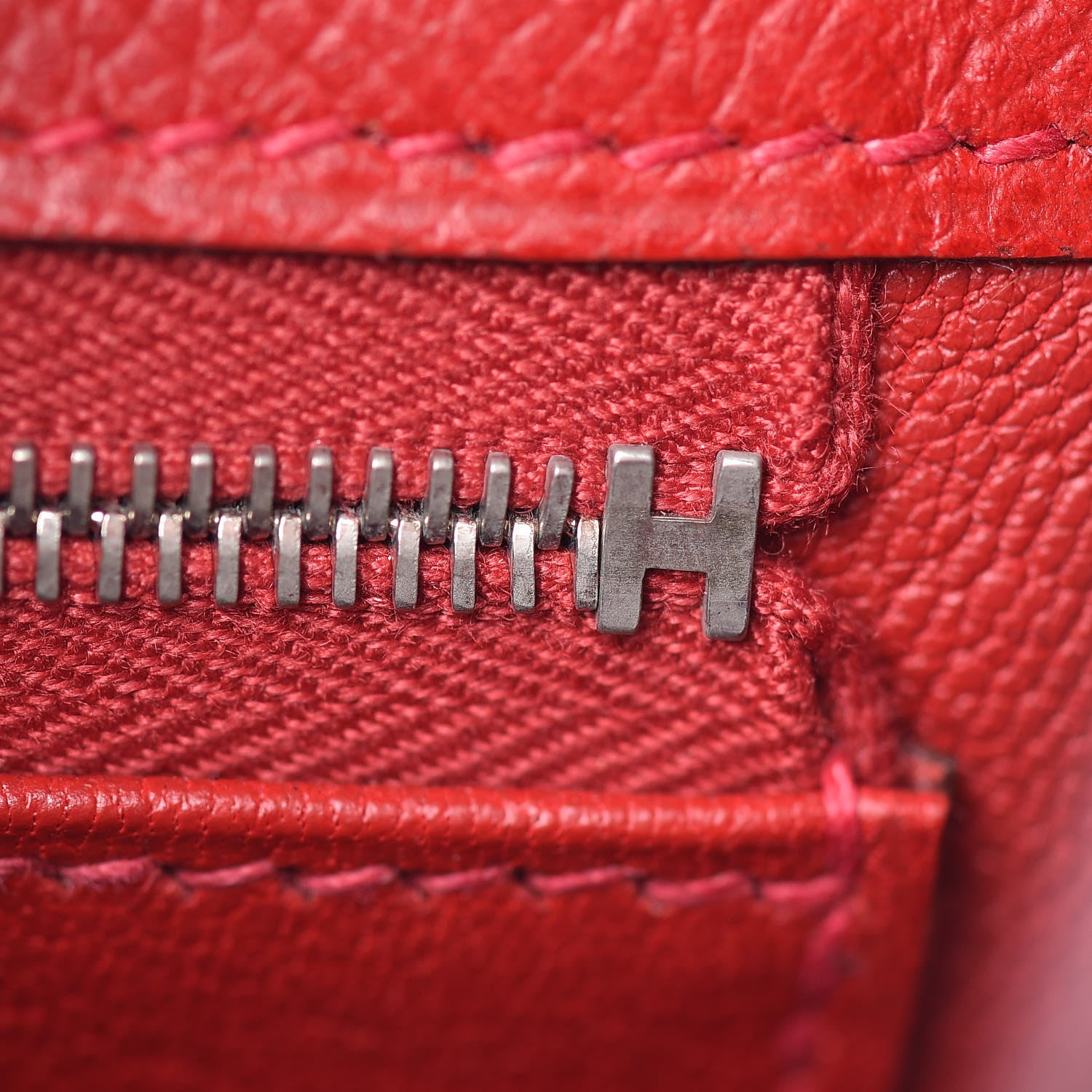 Hermes Epsom Kelly Sellier 32 Rouge Casaque 27 of 38