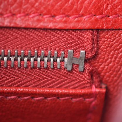 Hermes Epsom Kelly Sellier 32 Rouge Casaque 27 of 38