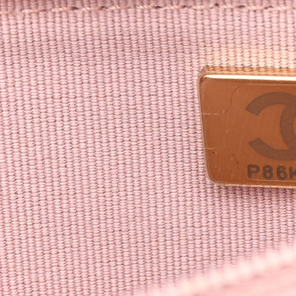 Chanel Lambskin Quilted Chanel 19 Wallet On Chain WOC Light Pink 8 of 11