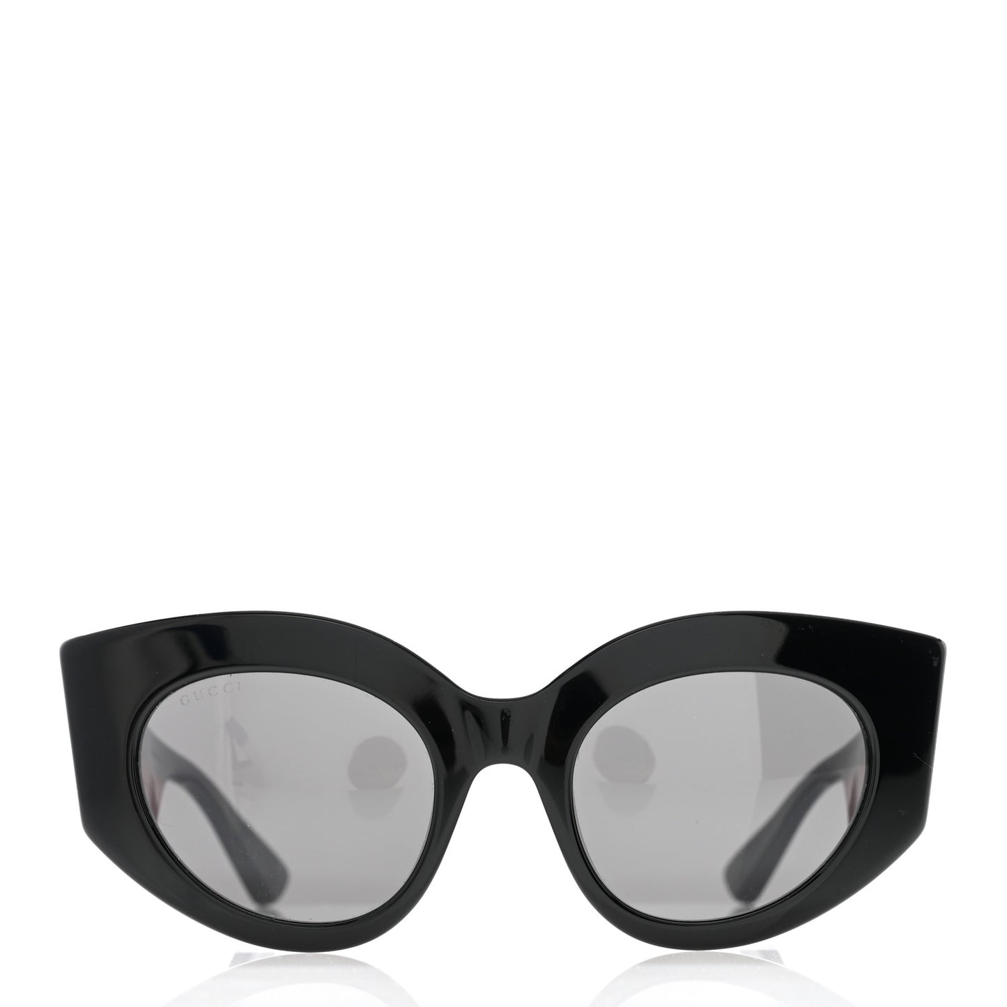 Acetate Oversized Rectangle Frame Web Sunglasses GG 0275/S Black