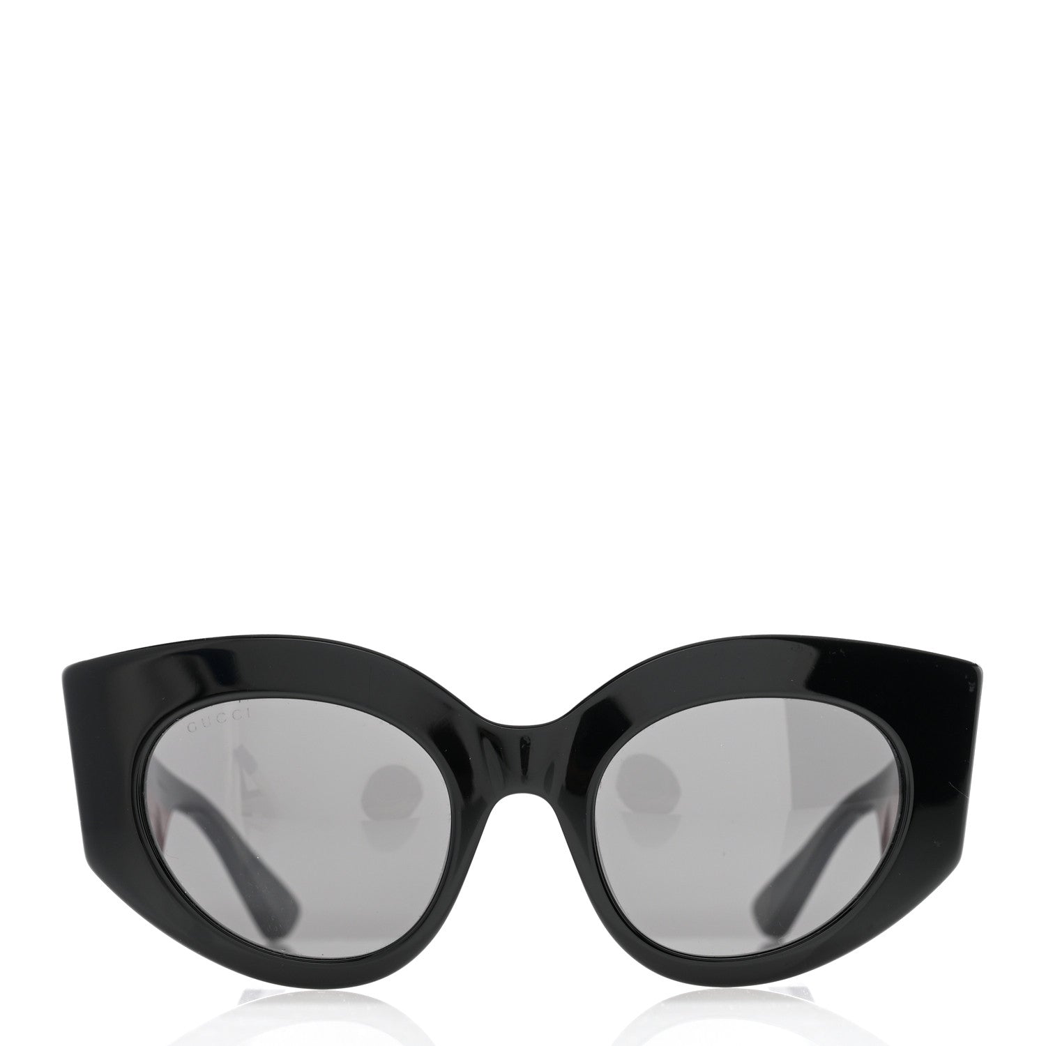 Gucci Acetate Oversized Rectangle Frame Web Sunglasses GG 0275/S Black 2 of 8