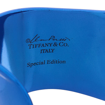 Tiffany Copper Elsa Peretti Small Right Wrist Bone Cuff Bracelet Blue 3 of 3