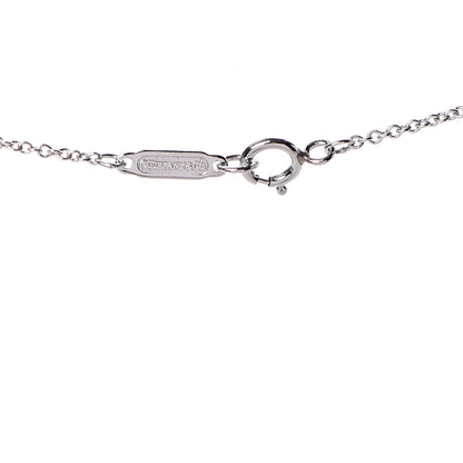 Tiffany Platinum Diamond Mini Heart Pendant Necklace 5 of 6