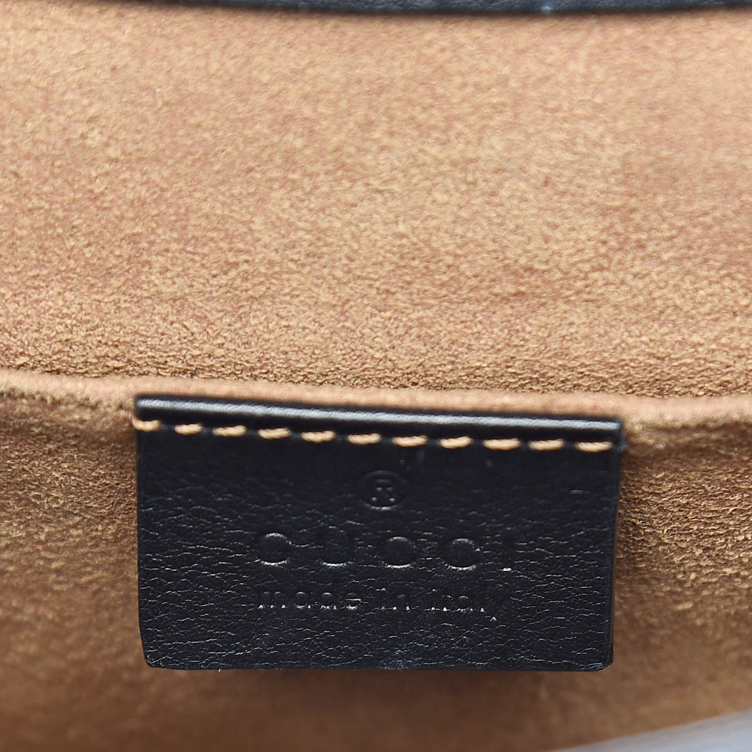 Gucci GG Supreme Monogram Web Medium Padlock Messenger Shoulder Bag Black 6 of 12