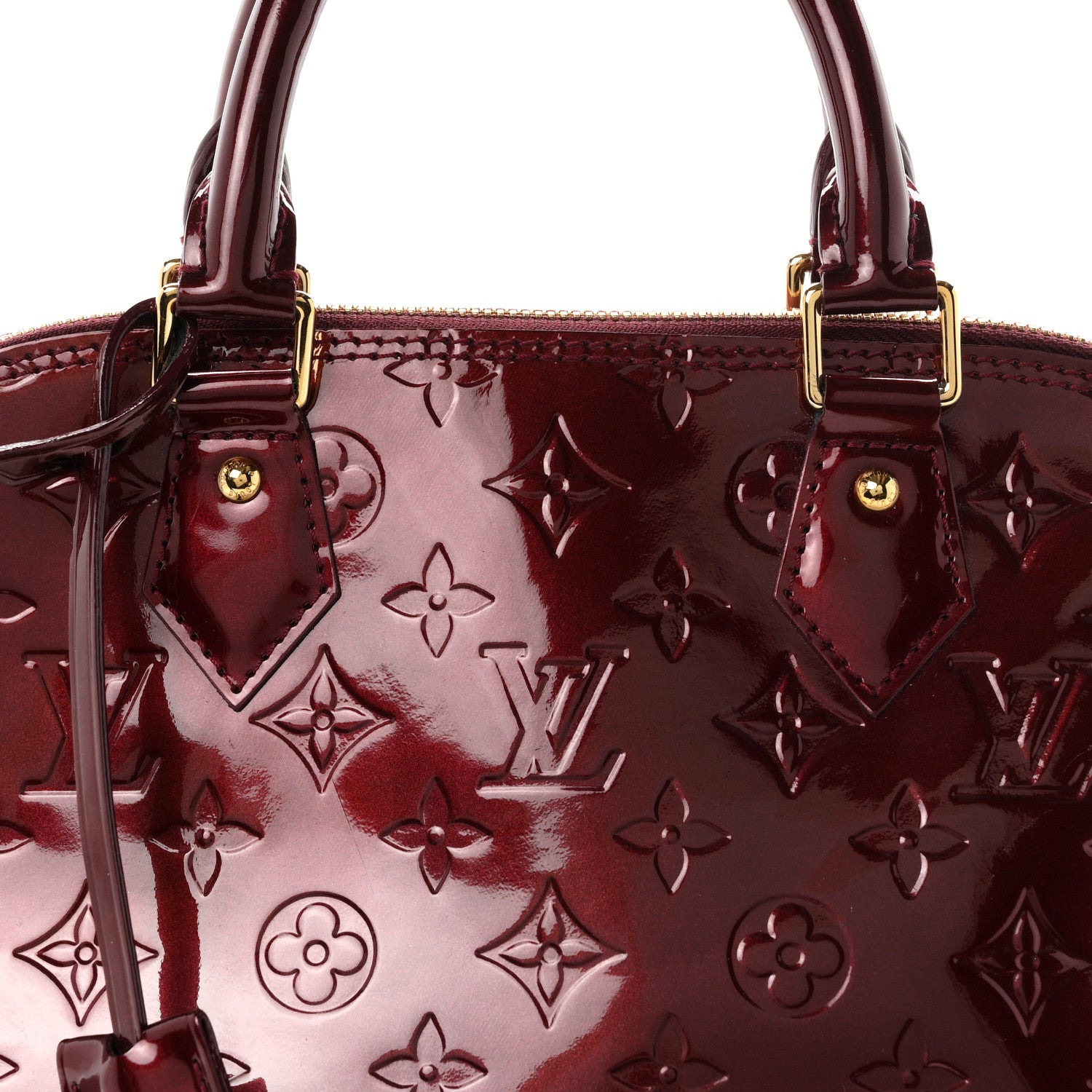Louis Vuitton Vernis Alma PM Rouge Fauviste 7 of 10