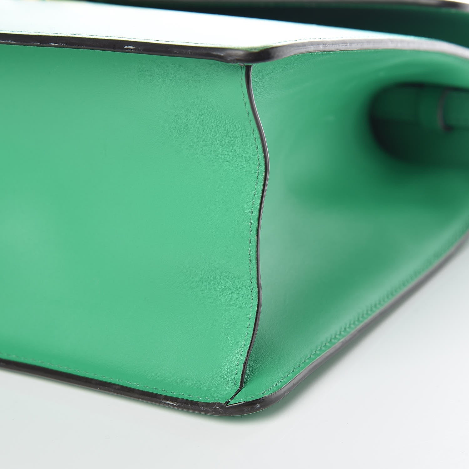 Gucci Vitello Fontanella Web Medium Sylvie Top Handle Bag Synthetic Green Garden 11 of 12