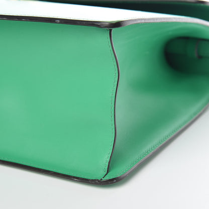 Gucci Vitello Fontanella Web Medium Sylvie Top Handle Bag Synthetic Green Garden 11 of 12
