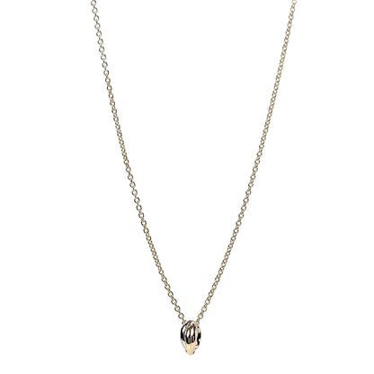 Cartier 18K Pink Yellow White Gold Baby Trinity Pendant Necklace 1 of 13