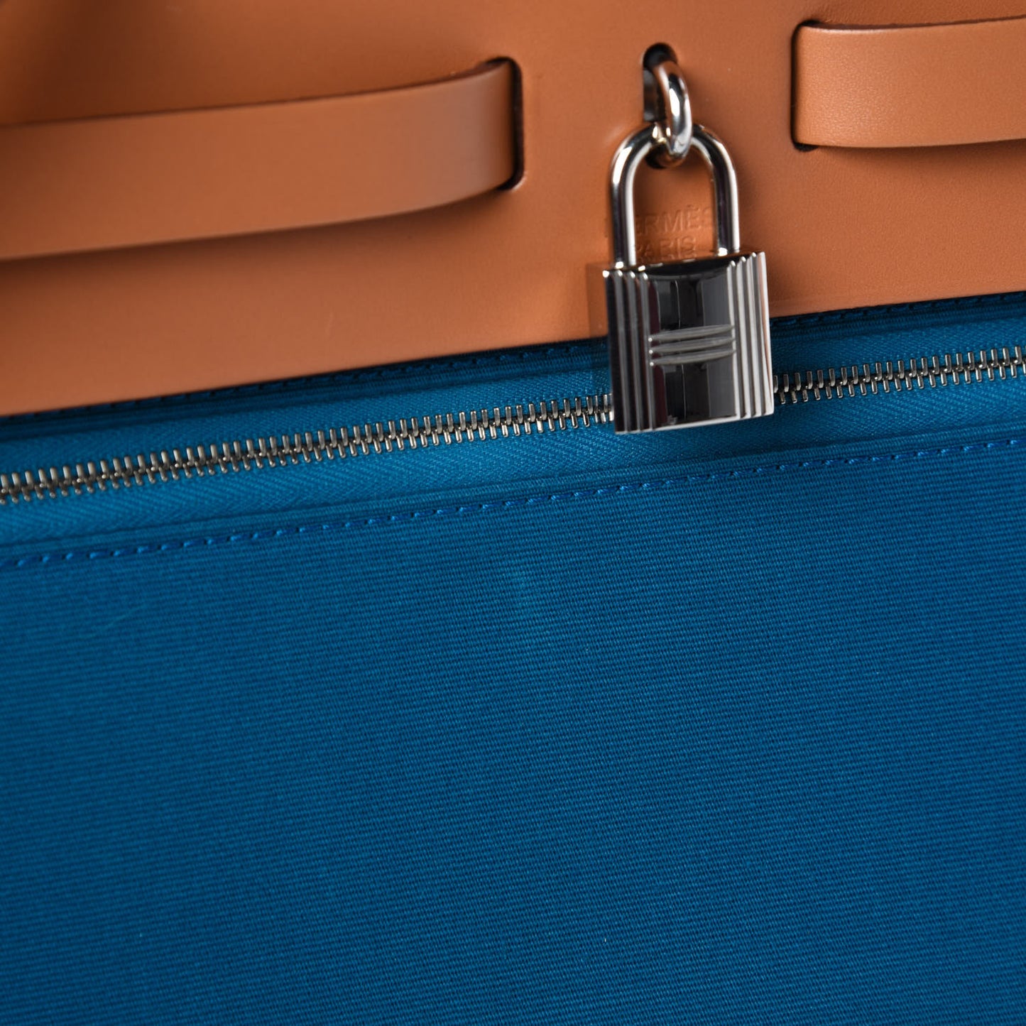 Vache Hunter Toile Herbag Zip 31 PM Bleu Natural