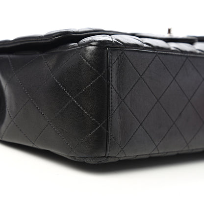 Chanel Lambskin Quilted Maxi Single Flap Black 10 of 12