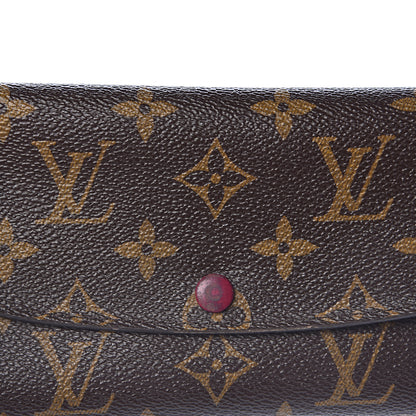 Louis Vuitton Monogram Emilie Wallet Fuchsia 8 of 15