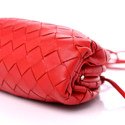 Bottega Veneta Nappa Intrecciato The Mini Pouch Bright Red 7 of 9