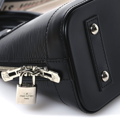 Louis Vuitton Epi Jacquard Alma BB Black 8 of 10