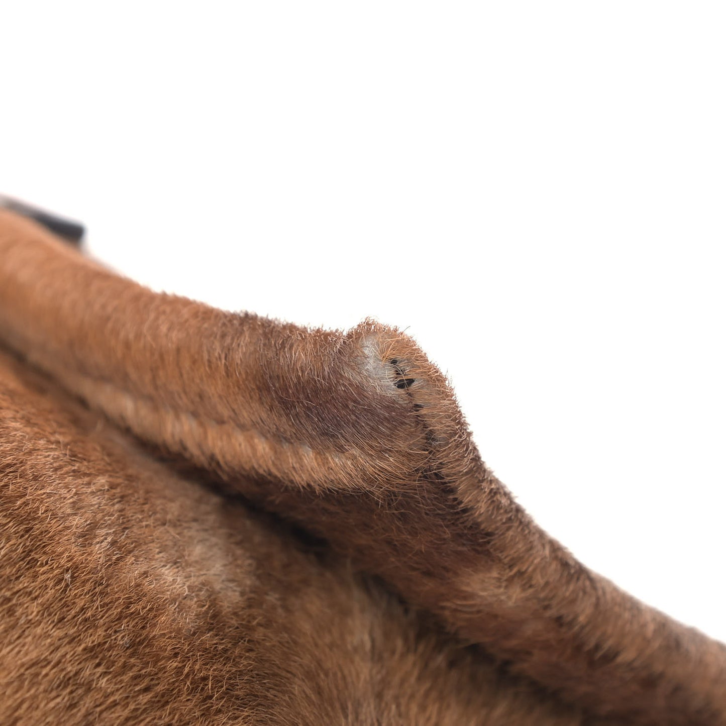 Calf Hair Mama Baguette Brown