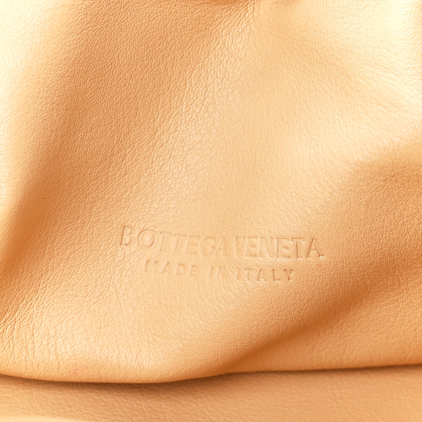 Smooth Butter Calf The Pouch Oversized Clutch Almond