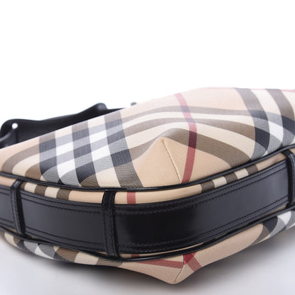 Burberry Nova Check Hobo Black 6 of 10