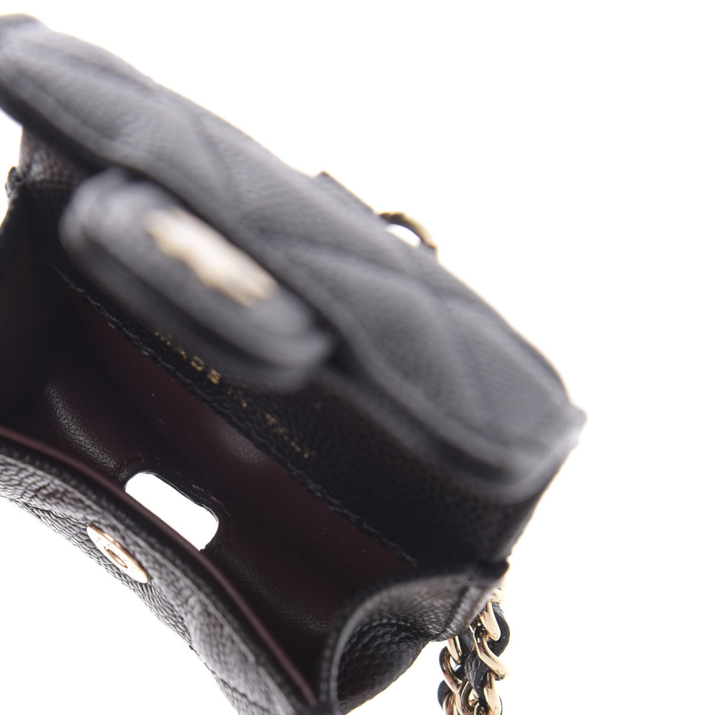 Caviar Quilted Airpods Pro Case Black