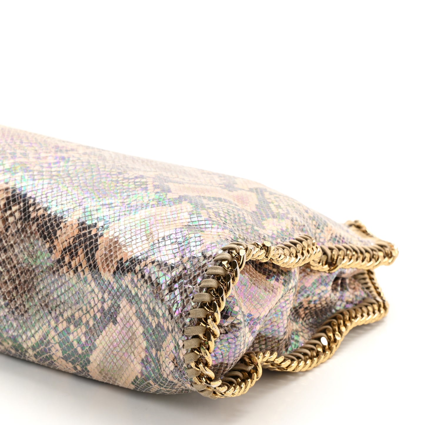 Eco Python Oleographic Small Falabella Tote